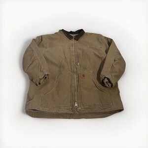 Carhartt Sandstone Ridge Coat Men's Sherpa Lined Work Jacket 3X XXXL C61 FRB